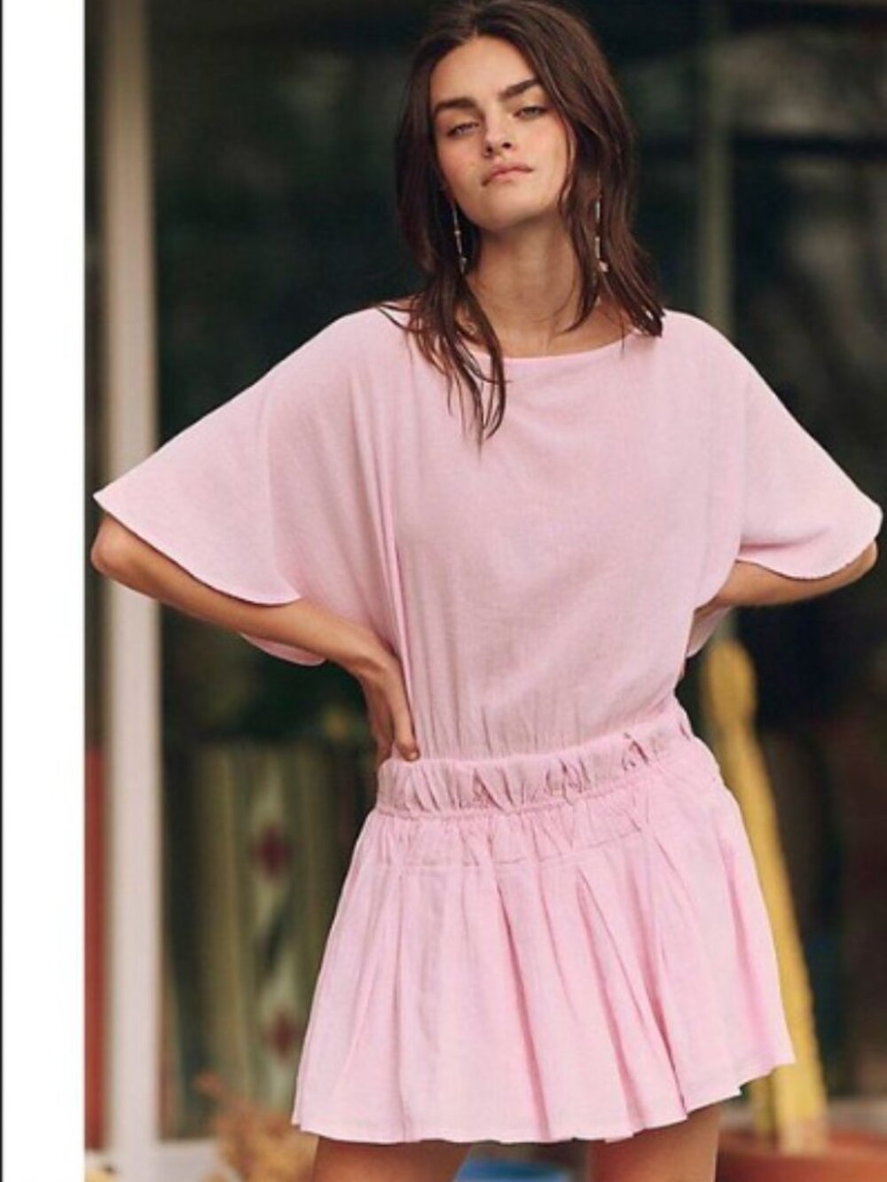 Free People Sutton Mini Dress in Pink A Boo size XS